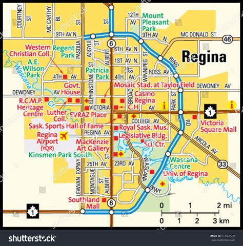 City Of Regina Map