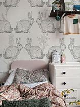 Image result for Bunny Nursery Wallpaper