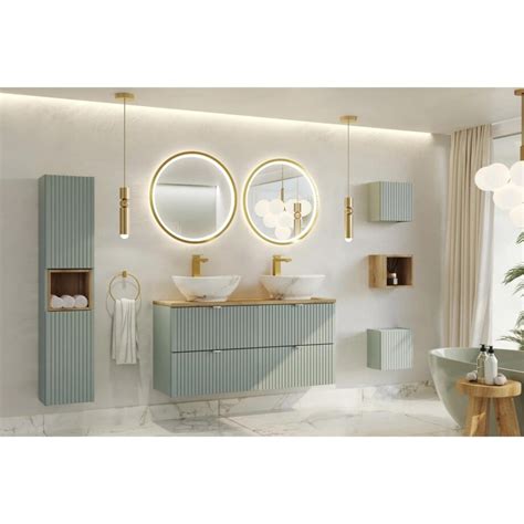 Szafka pod umywalkę LINE REED GREEN D 82-80-2S zielona | home&you