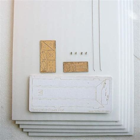 Buy Vortex-RC Plane Builder Pack Depron Foam Sheets. Laser Cut Mdf ...