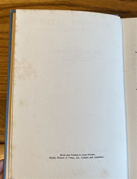 Accessory after the Fact by Reynolds, Mrs Baillie: Hard Cover (1928 ...