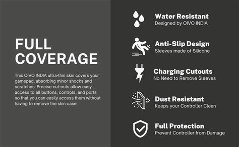 OIVO INDIA White Controller Silicone Cover Case PS5 Controller Skin ...