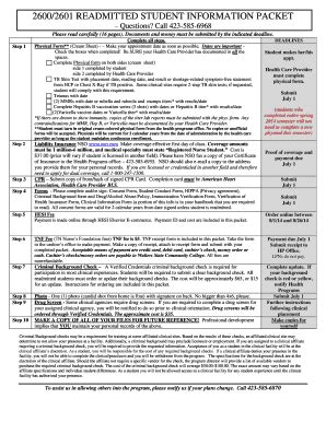Fillable Online ws 2600 Readmitted Student Information Sheet - Walters ...