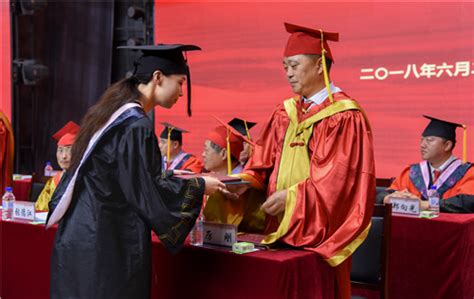 我校举行2018届毕业生毕业典礼暨学士学位授予仪式-长春光华学院