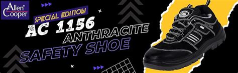 Allen Cooper AC 1156, Special Edition Men's Sporty Safety Shoe, Black ...