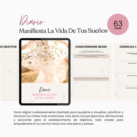 Manifest Your Dreams Guide: Abundance Journal in Spanish (digital ...