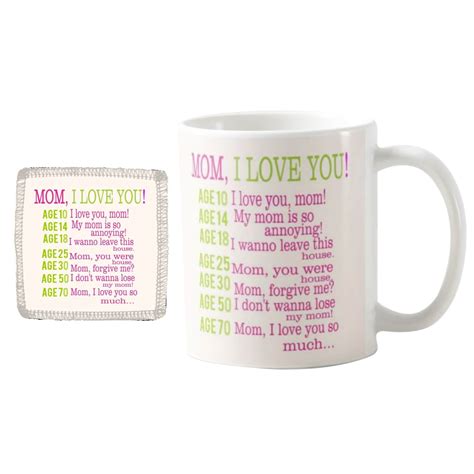 Buy TheYaYaCafe Yaya Cafe Mothers Day Gifts, I Love You Mom Mug for ...