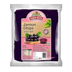 Farm Hots Jamun Chips (Black Plum Papad/Jambhul Poli) 100 grams without ...
