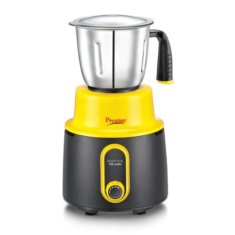 Prestige Delight Plus 750 Watt Mixer Grinder with 4 Stainless Steel Ja ...