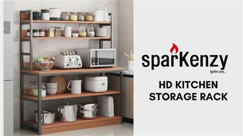 Sparkenzy HD Kitchen Storage Rack Stand | Oven Rack Shelf — SPARKENZY ...
