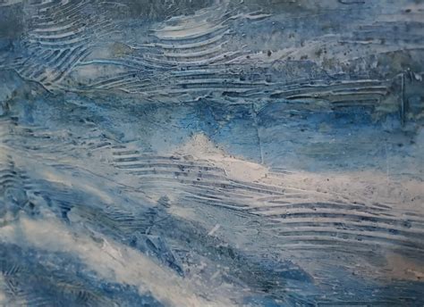 Painting Project: Sea Texture in Gesso – Marion Boddy-Evans