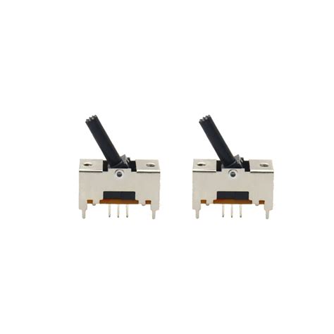 Electronic Spices TS22E01 15a 6 Pins DPDT PCB Mountable Slide Toggle ...