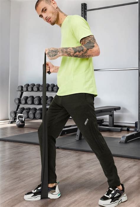 Men Solid Athleisure Joggers