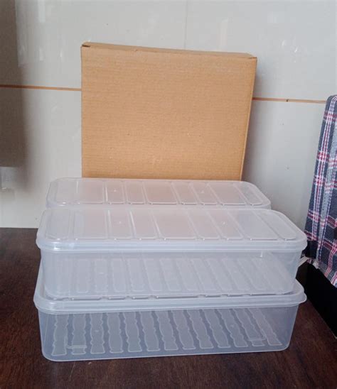 Plastic Food Storage Container for Fridge, fridge storage boxes with L ...