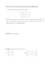 Image result for Row Operations Method