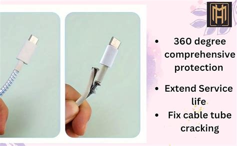 MAGICHUB Cable Protector with 3D Cute Pattern for iPhone Charger only ...