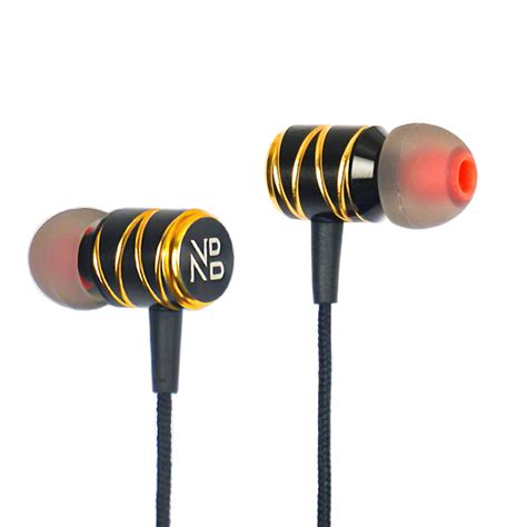 NB NOIZZYBOX Wired Go Series Extra bass in-Ear Metallic Headphones with ...