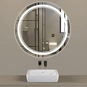 Buy ORIGIN MIRRORS Touch Sensor LED Mirror for Bathroom | Wall Mounted ...