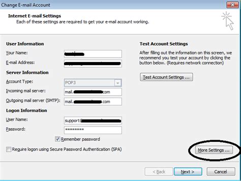 Image result for Outgoing Email Server Settings