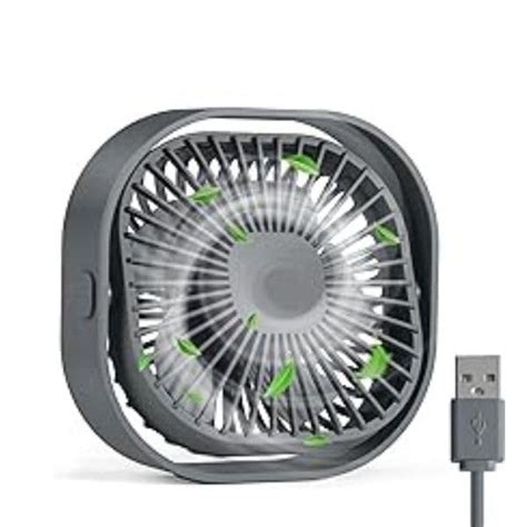 Buy Tan-Ways Fashion Mini Portable Fan, 6 Inch Powerful USB Table Fan ...