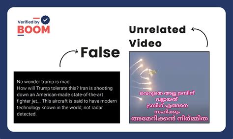 Unrelated CGI Visuals Peddled As Iran Shooting Down US Fighter Jets | BOOM