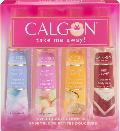 Amazon.com : Calgon Take Me Away 4 Pc Gift Set (Refreshing Body Mist 2. ...