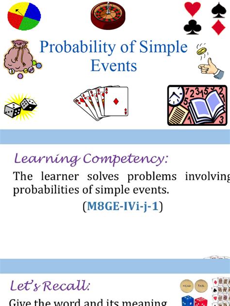 Experimental Probability of Simple Events 的图像结果