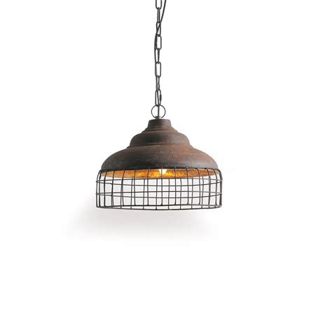 Vintage Rust Ecomix-Wire Pendant Lamp online - hanging lamp - Fabuliv