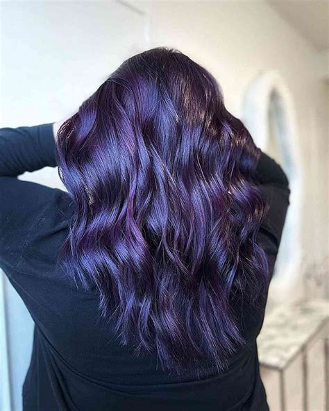 Black Purple Hair Color