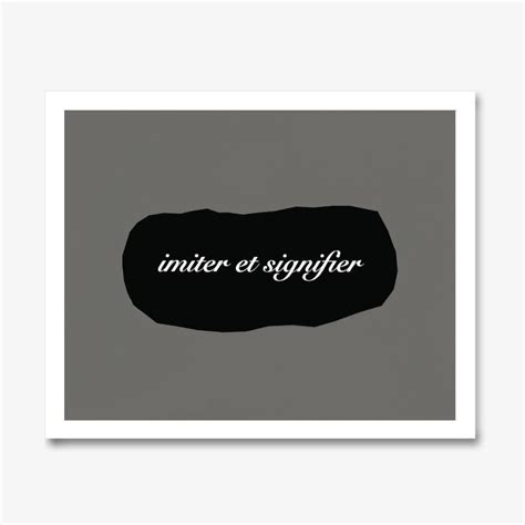 Joseph Kosuth Prints L'essence de la rhétorique For Sale