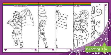 Pride: Colouring Pages