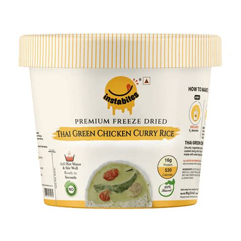 Instabites | Ready-to-Eat Thai Green Chicken Curry Online