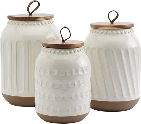 TTU Tabletops Gallery Ceramic Canister Collection- India | Ubuy
