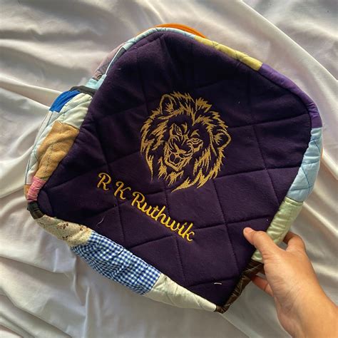 Customised Backpack for Kids - Roaring Lion - Upcyclie