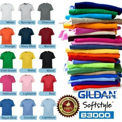 Jual kaos gildan polos softstyle 63000 JAKARTA - S, NSA khususPutih ...