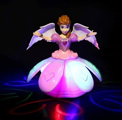 Mahi Zone Musical Angel Princess Toy Doll 360° Rotation Feature & 3D ...