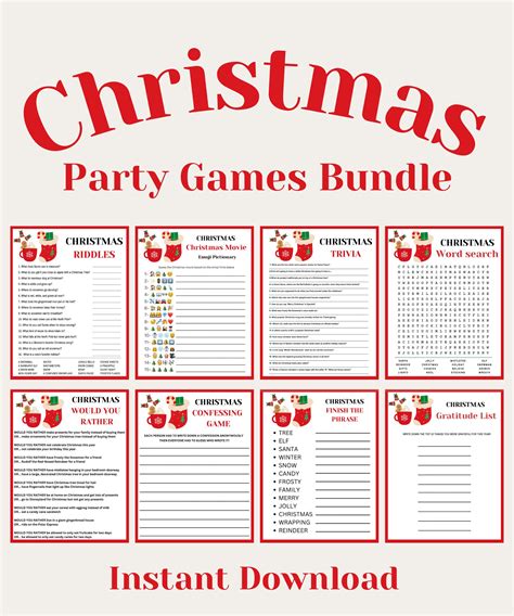 Printable Games For Christmas Party | FREE Printable HQ