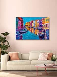 999Store Wooden Stretched Framed painting wall hanging abstract Wall ...
