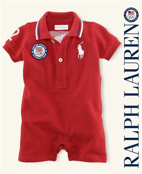 Ralph Lauren Baby Shortall, Baby Boys Team USA Olympic Polo Shortall ...