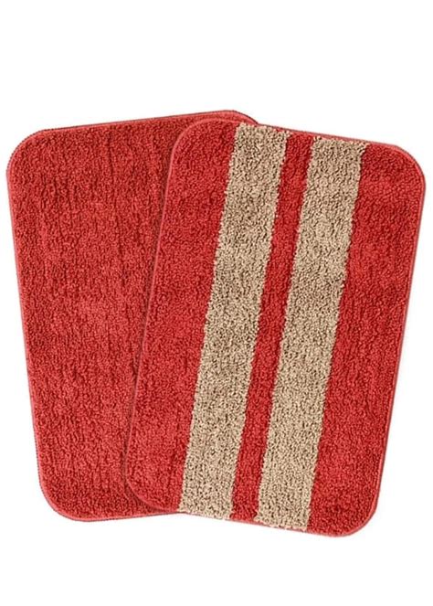 Buy ARTH Traders Anti-Skid Microfiber Soft BATHMATS / DOORMATS, Combo ...