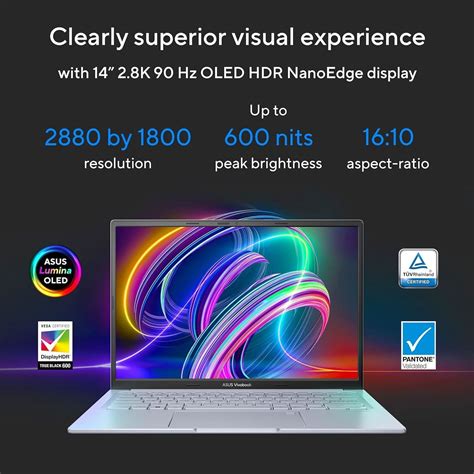 ASUS CREATOR SERIES VIVOBOOK 14X OLED 2023, INTEL CORE I5-12450H 12TH