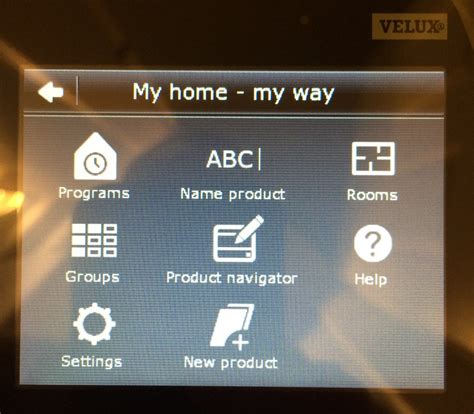 Image result for Telecommande VELUX Integra Reset