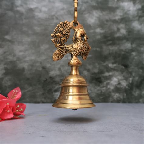 Brass Peacock Hanging Bell – The Advitya