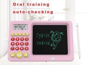 Toyvala Early Education 2 in 1 Montessori Math Calculation Tablet with ...