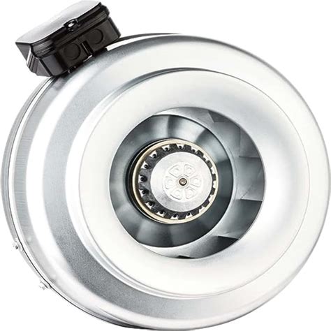 KNP Heavy Duty Round Metal AC Centrifugal In-Line Duct Fan Industrial ...