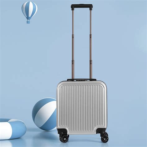 18" Lightweight Travel Carry On Suitcase with Wheels, Hard Shell ...