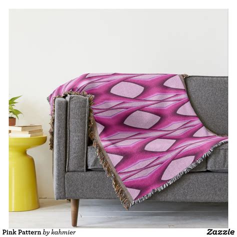 Hot Pink Pattern Throw Blanket - 20% Off