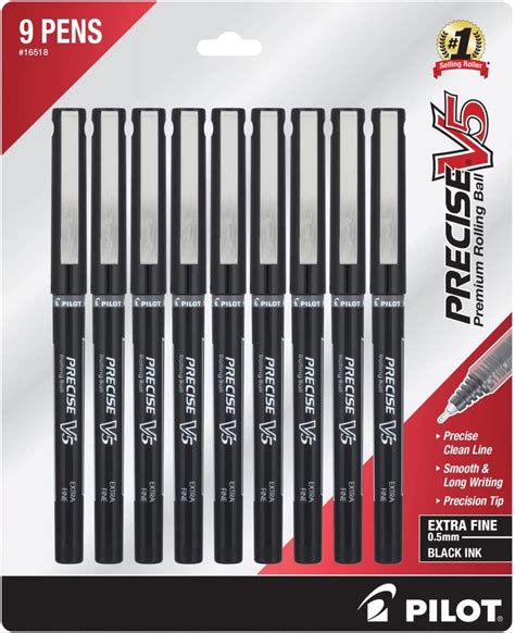 Pilot Precise V5 Stick Liquid Ink Rolling Ball Stick Pens, Extra Fine ...