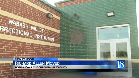 Richard Allen moved to Wabash Valley Correctional Facility - YouTube