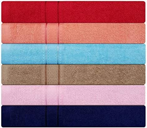 Cotton Bolls Textiles Cotton Hand Towel Set of 6 35x50 CM Multipurpose ...